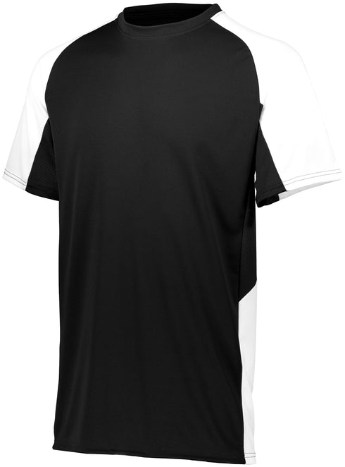 Augusta Sportswear Youth Cutter Jersey (1518), Color 'Black/White'